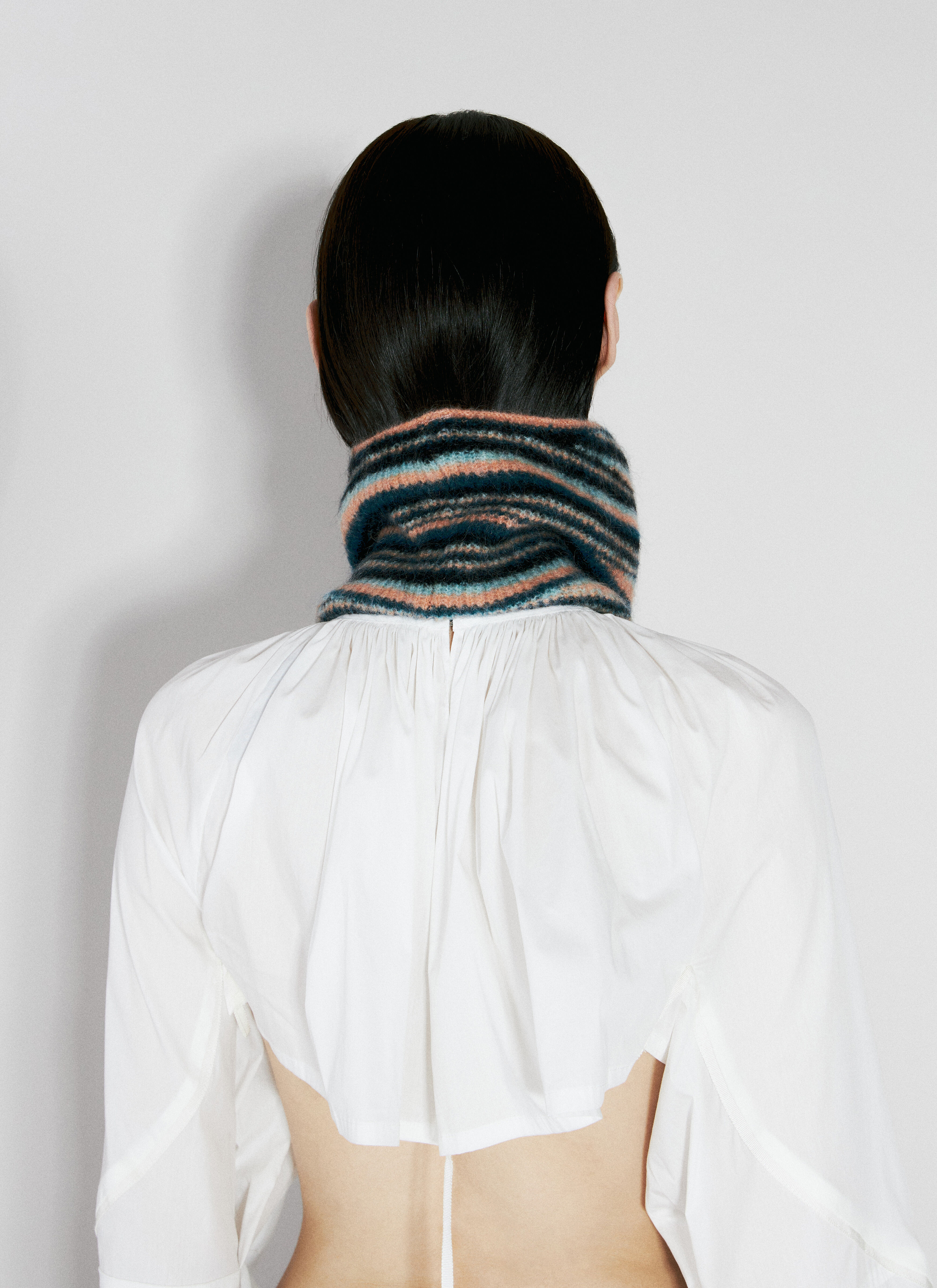 Kiko Kostadinov Women's' Striped Neck Gaiter in Multicolour | LN-CC®