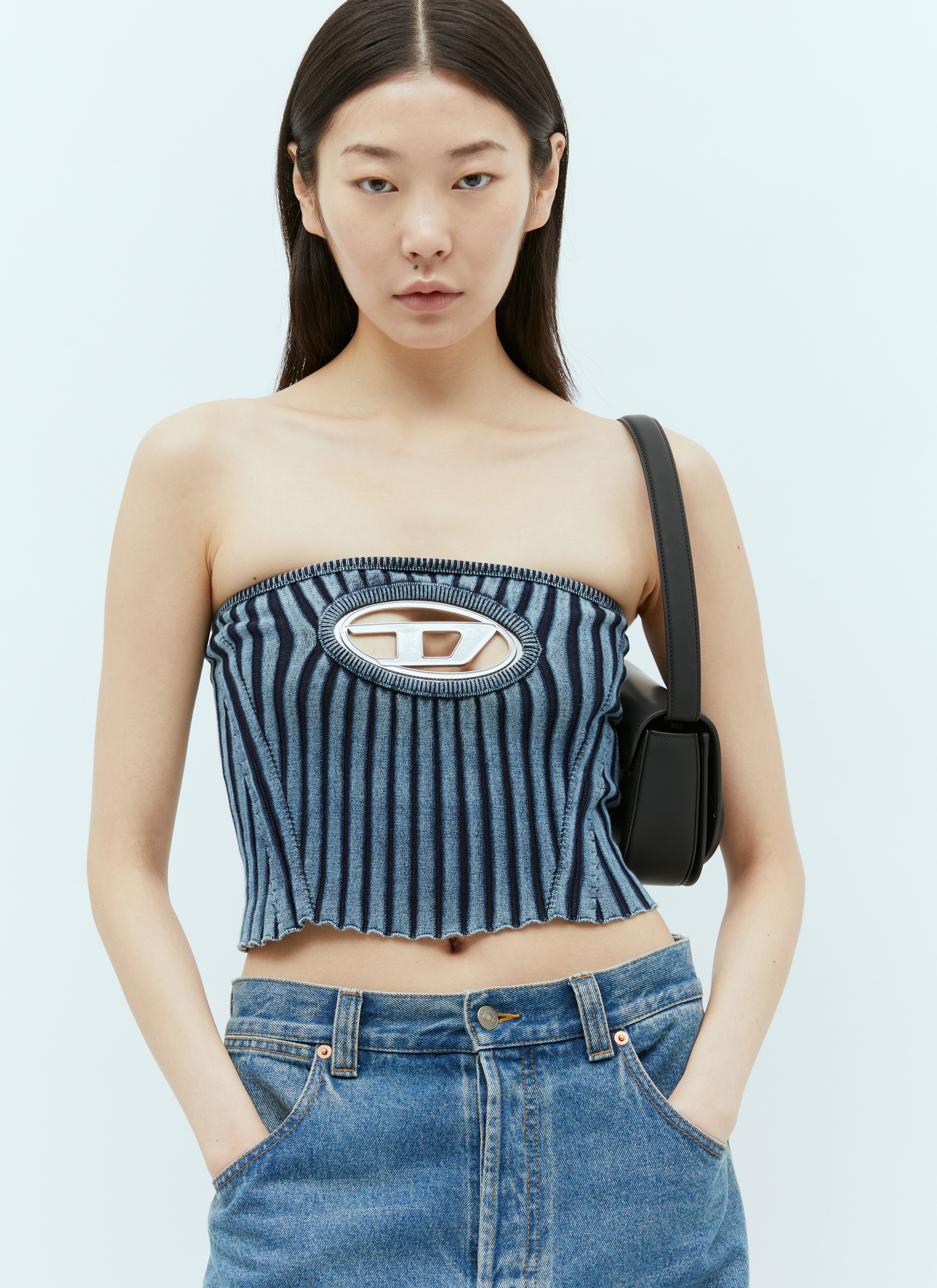 Diesel Women's' M-Clarksville Bandeau Top in Blue | LN-CC®