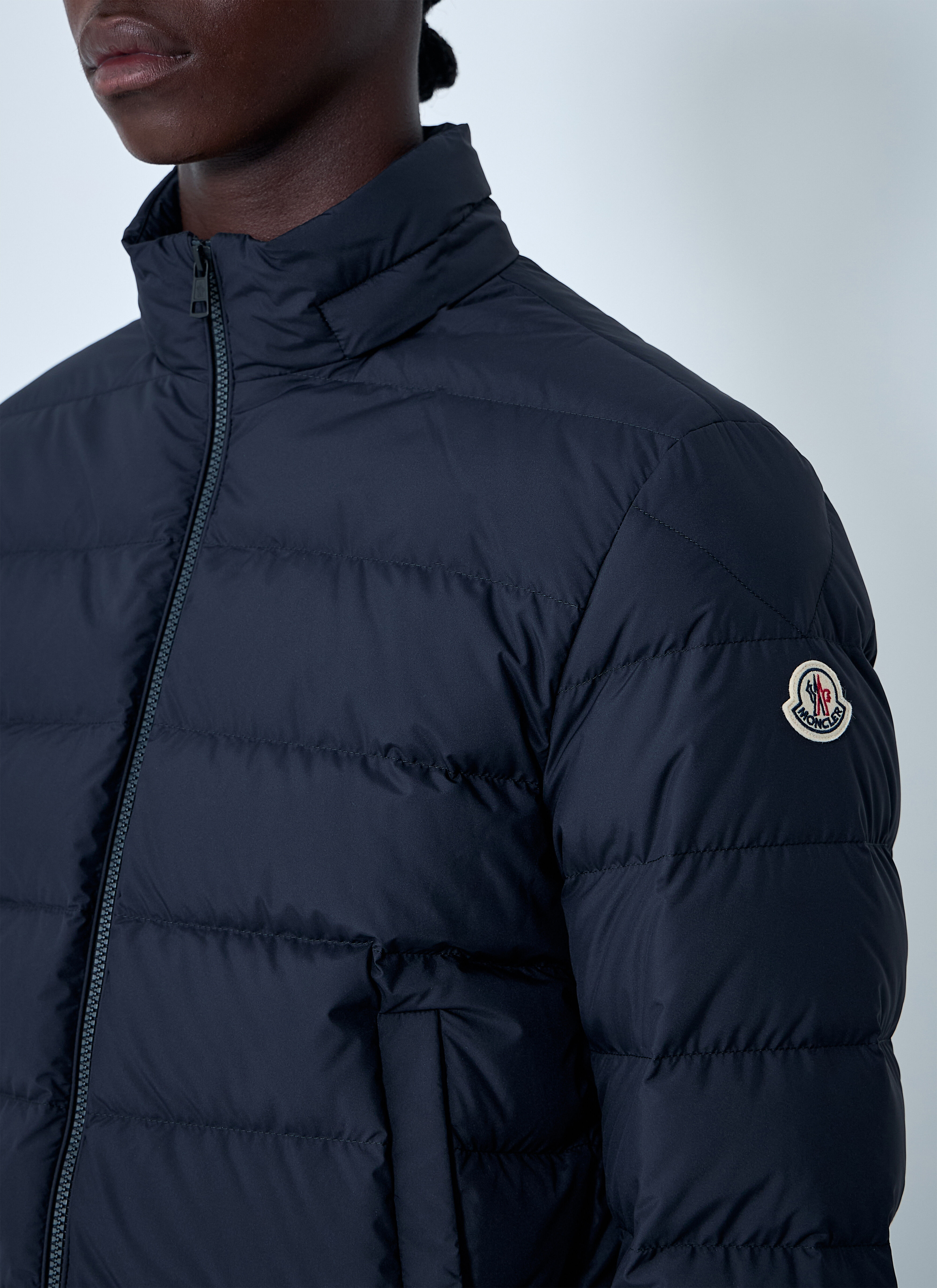 Moncler Men's' Montbrocq Hooded Jacket in Navy | LN-CC®