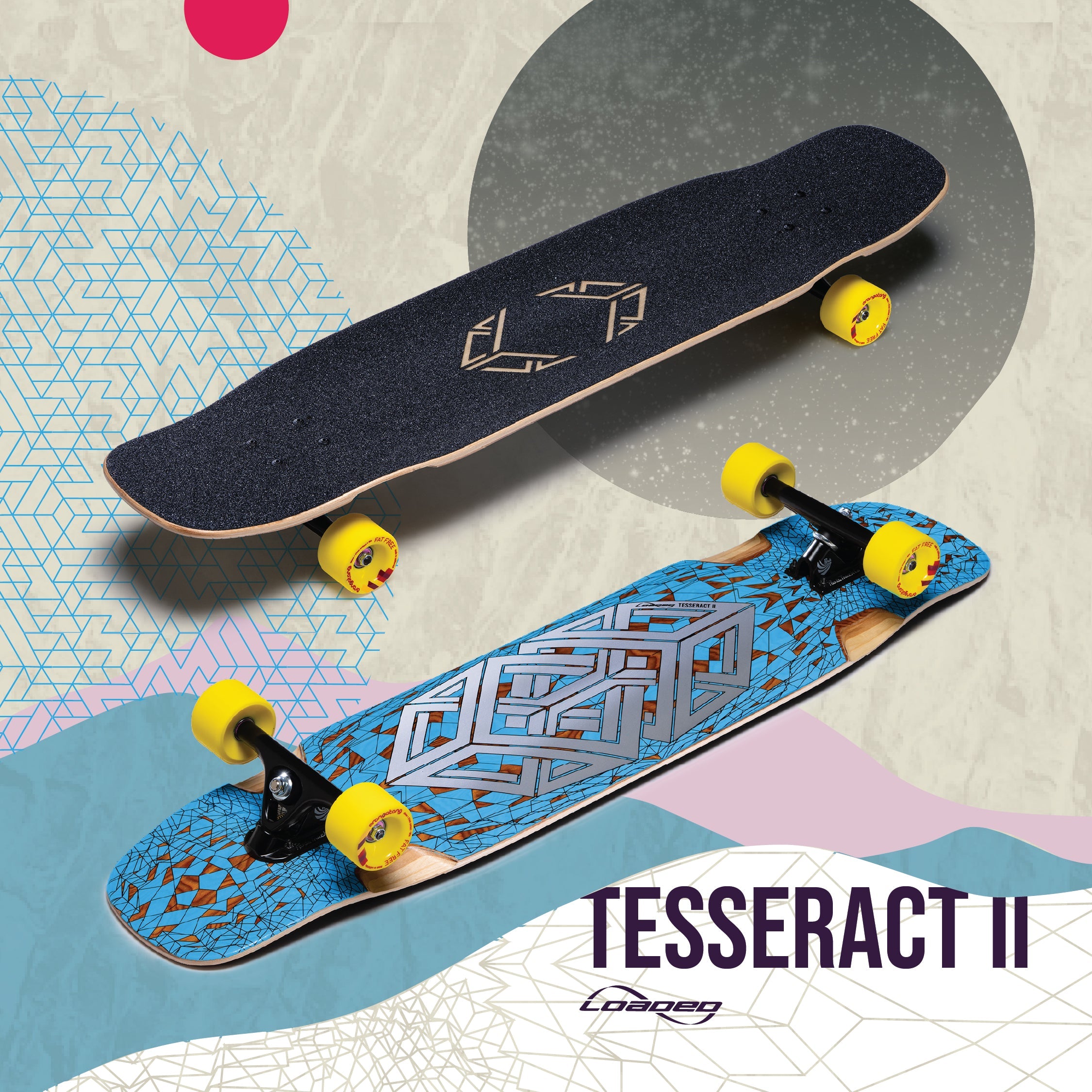 Dervish Sama | Drop-Through Longboard Skateboard | Loaded Boards