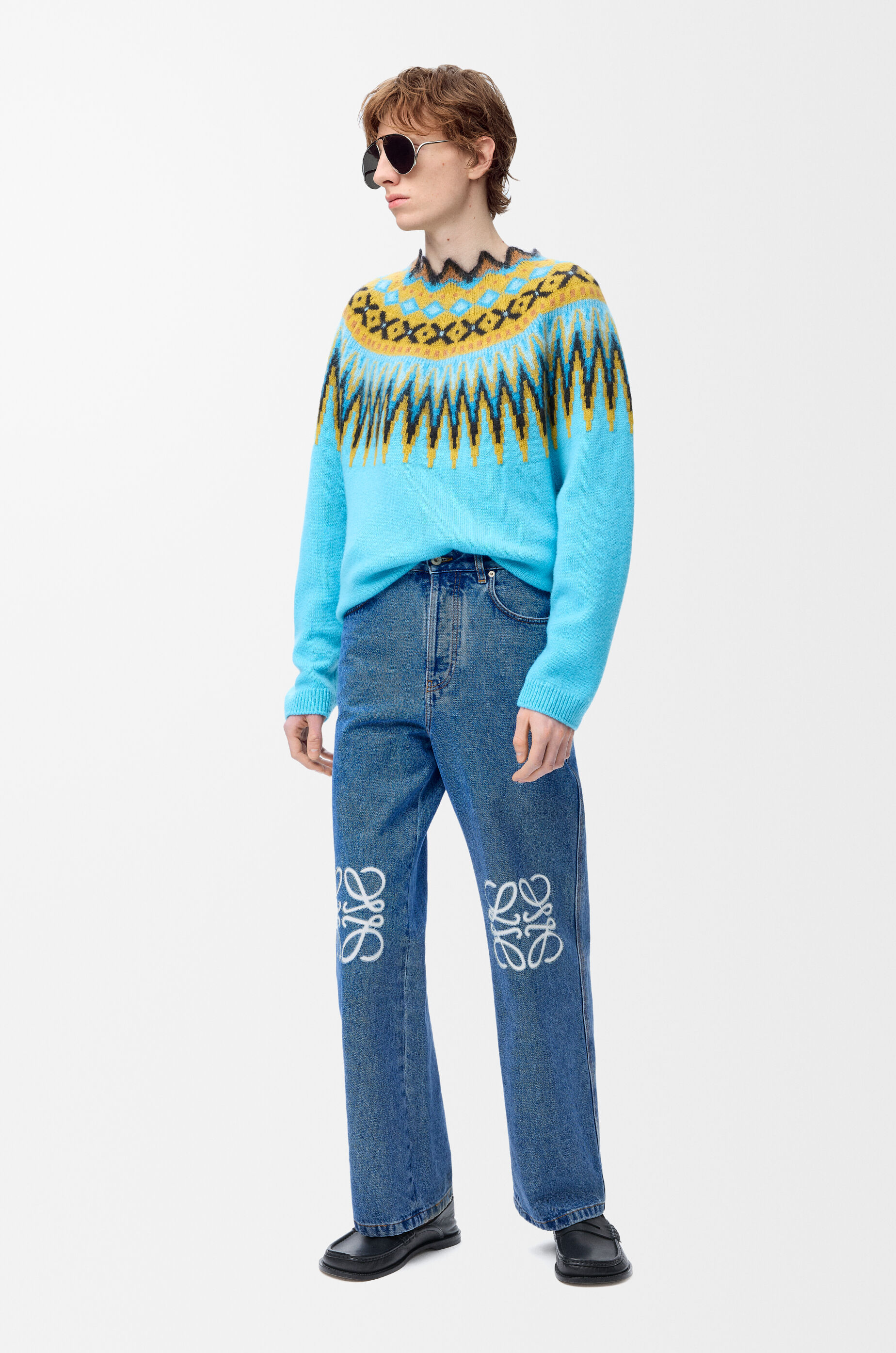 アナグラム バギー ジーンズ（デニム） ブルー - LOEWE Japan official