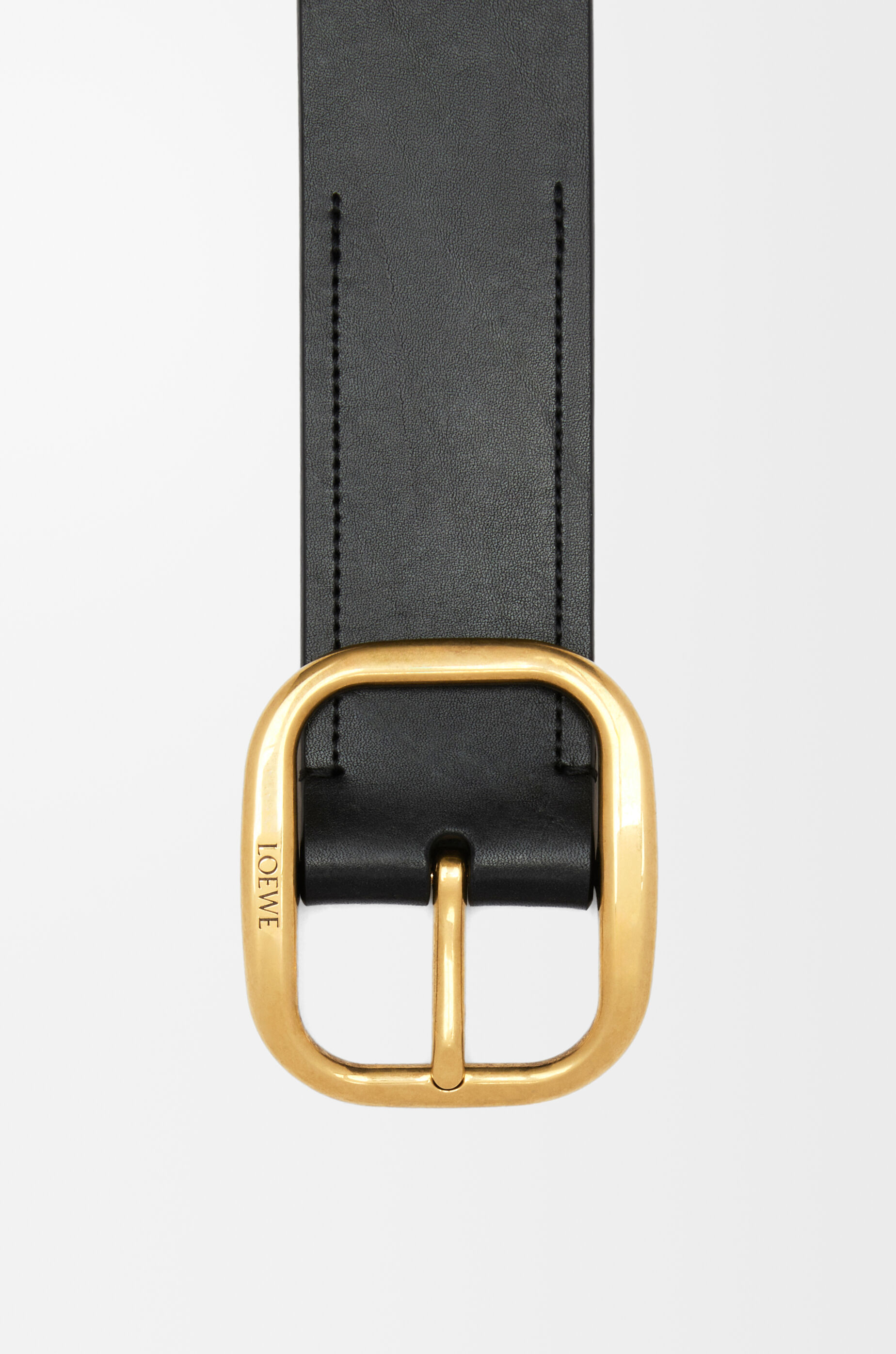 ラウンド ソフト ベルト（クラシックカーフ） ブラック - LOEWE Japan