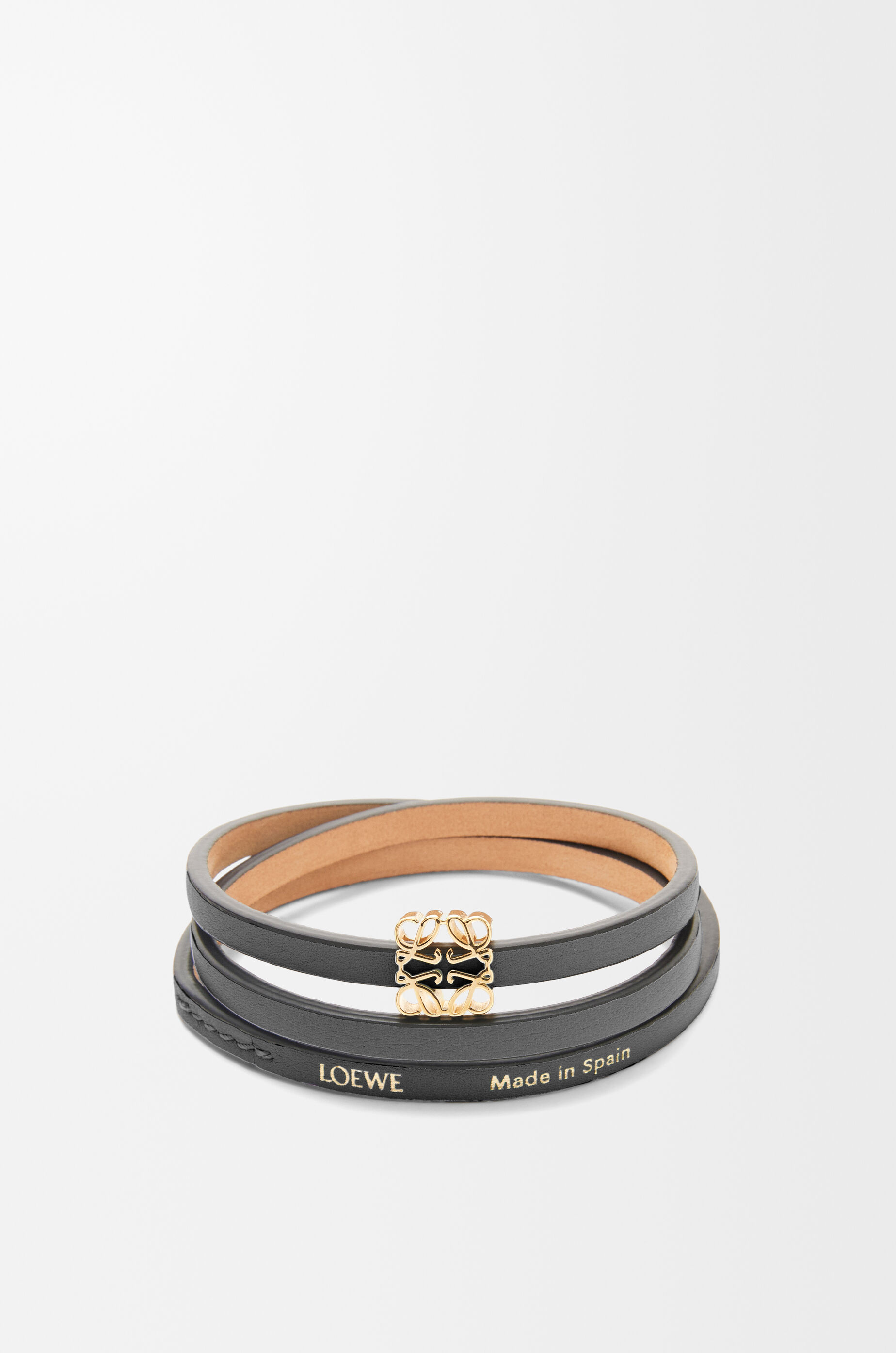 ツイスト バングル（カーフ） ブラック - LOEWE Japan official website