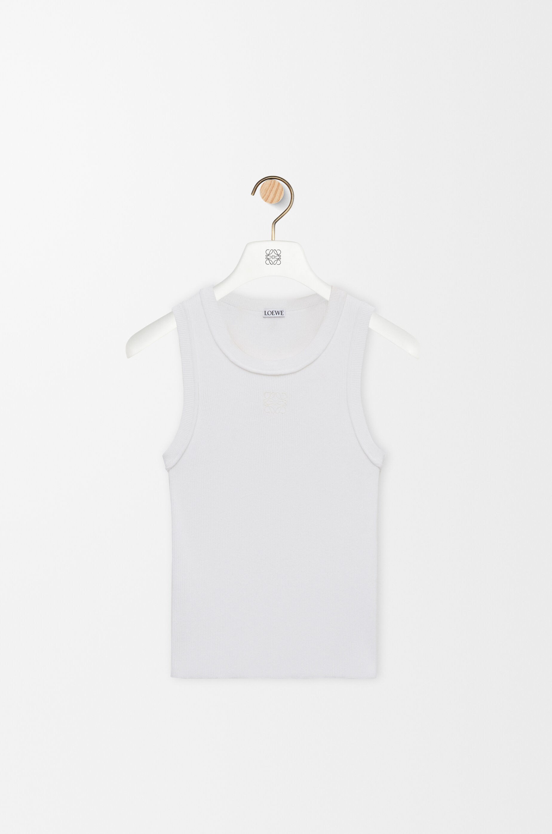 アナグラム タンクトップ（ストレッチレーヨン） ホワイト - LOEWE