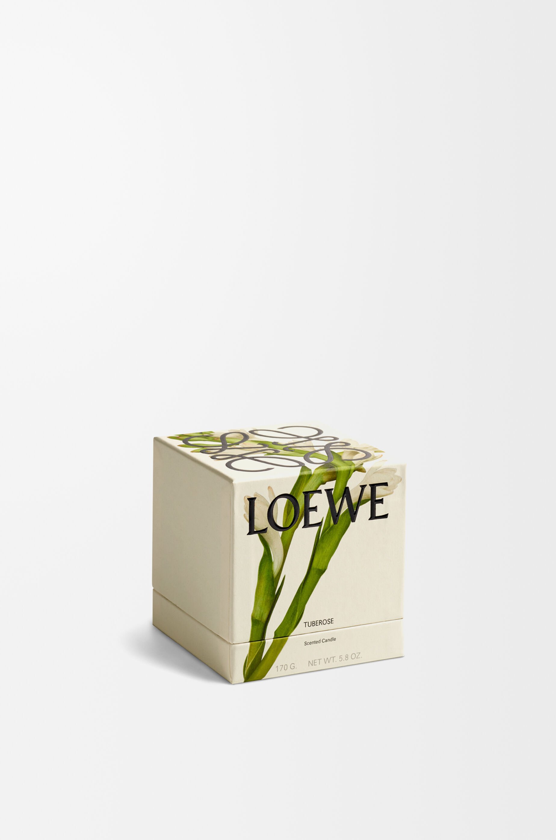 チューベローズ フレグランスキャンドル ホワイト - LOEWE Japan