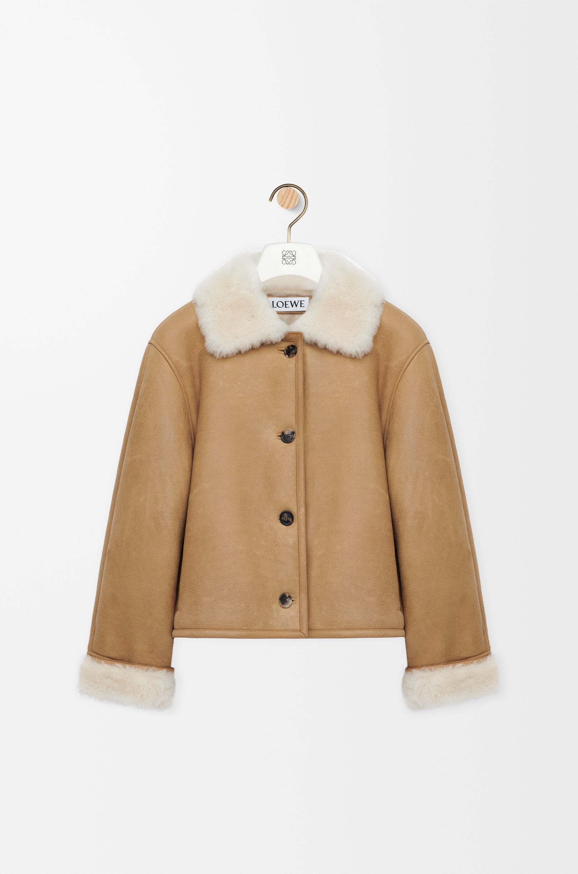 Jacket in shearling Beige - LOEWE