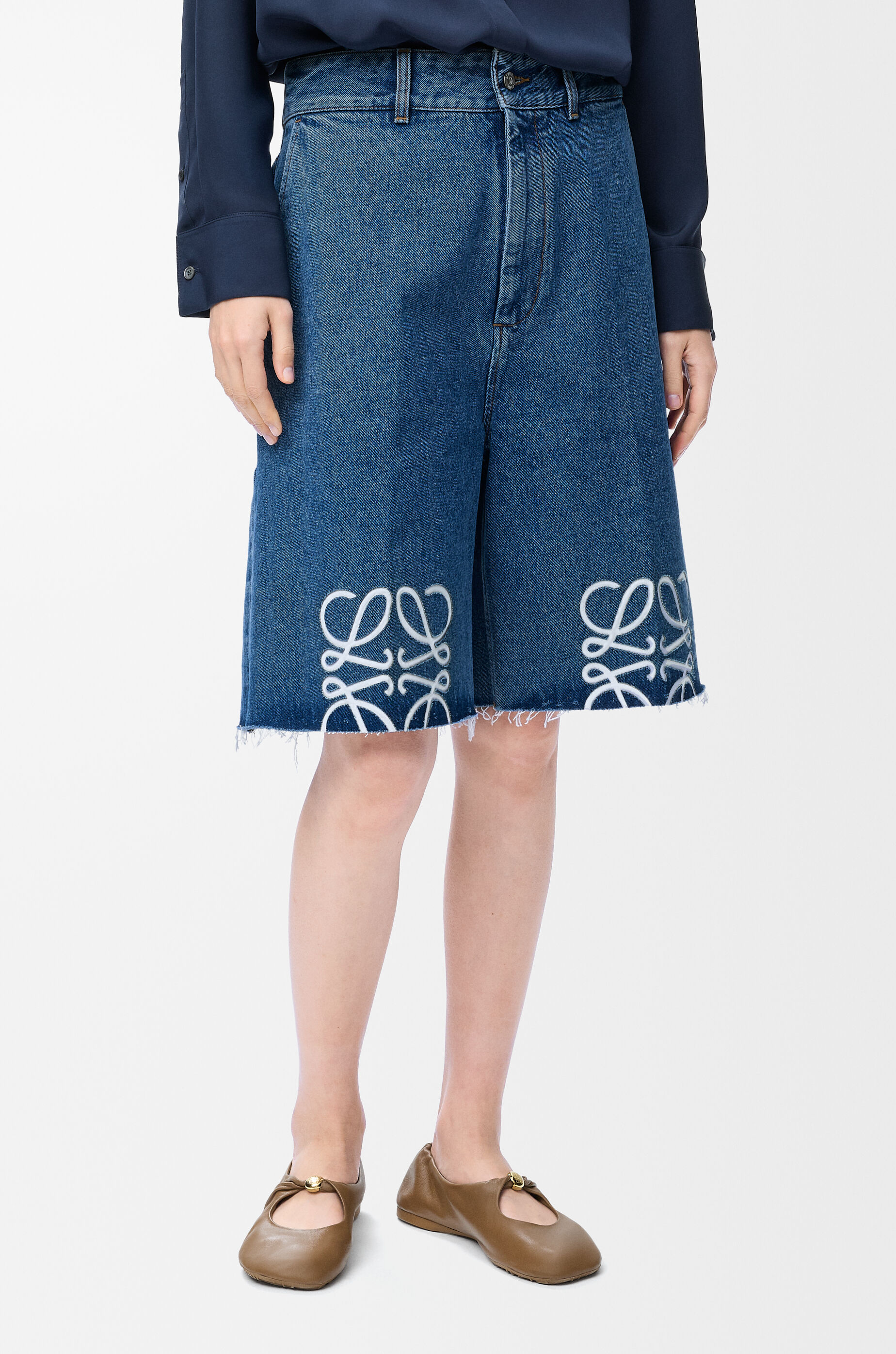 アナグラム ショーツ（デニム） ブルー - LOEWE Japan official website