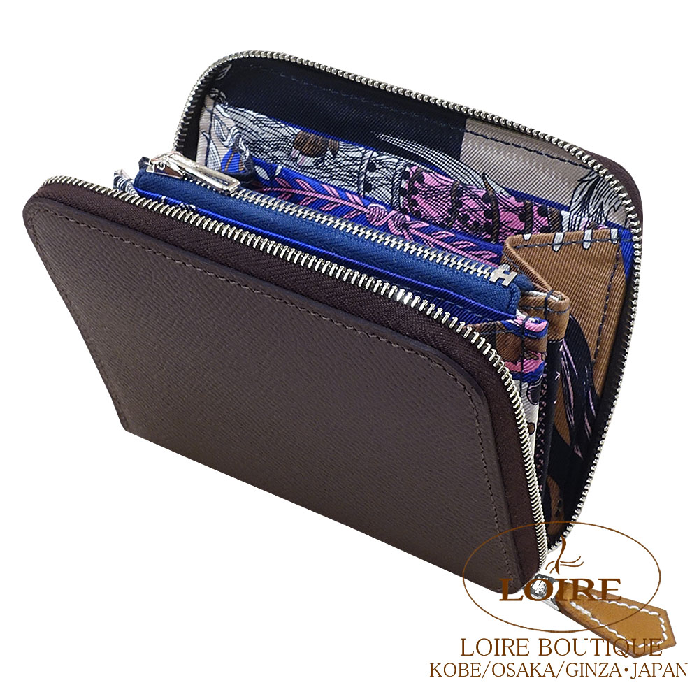 エルメス　シルクインコンパクト エルメス アザップ シルクイン コンパクト ゴールド/ ヴェールフィズ