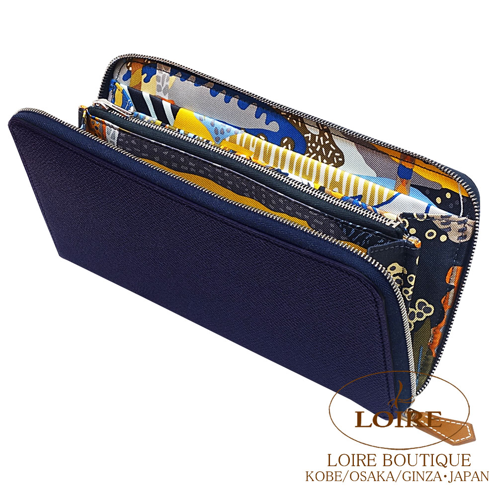 エルメス　長財布　シルクイン　ブルー 楽天市場】【最大2万円OFFクーポン対象・3/1限定】HERMES エルメス 長