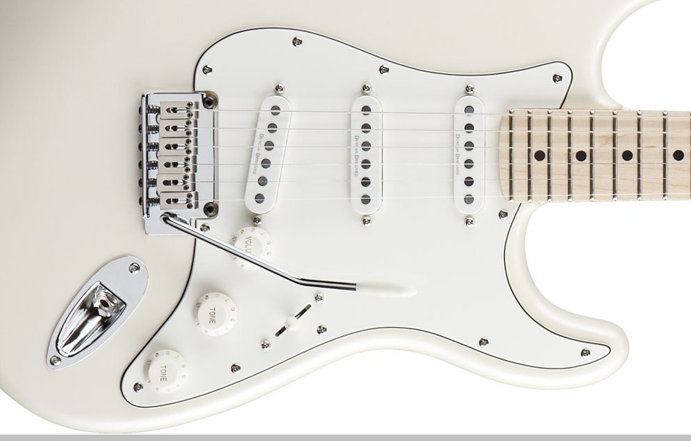 Guitarra Strato Fender Squier Deluxe - 523 - Maple Pearl White
