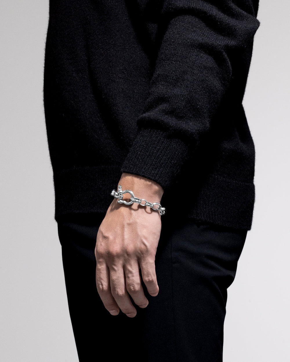 ホースシュー(馬蹄) チェーン ブレスレット／316Lステンレス｜LOSEFORD