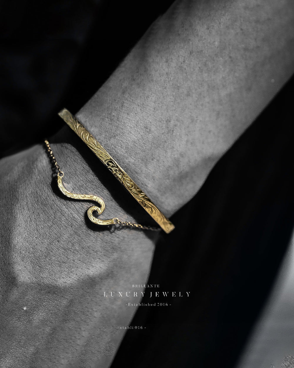 ウェーブ(波) アンクレット／316Lステンレス｜LOSEFORD 公式通販