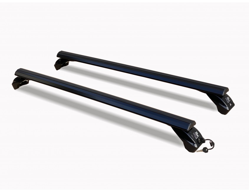 Roof rack with sturdy aluminium alloy supporting structure LP66