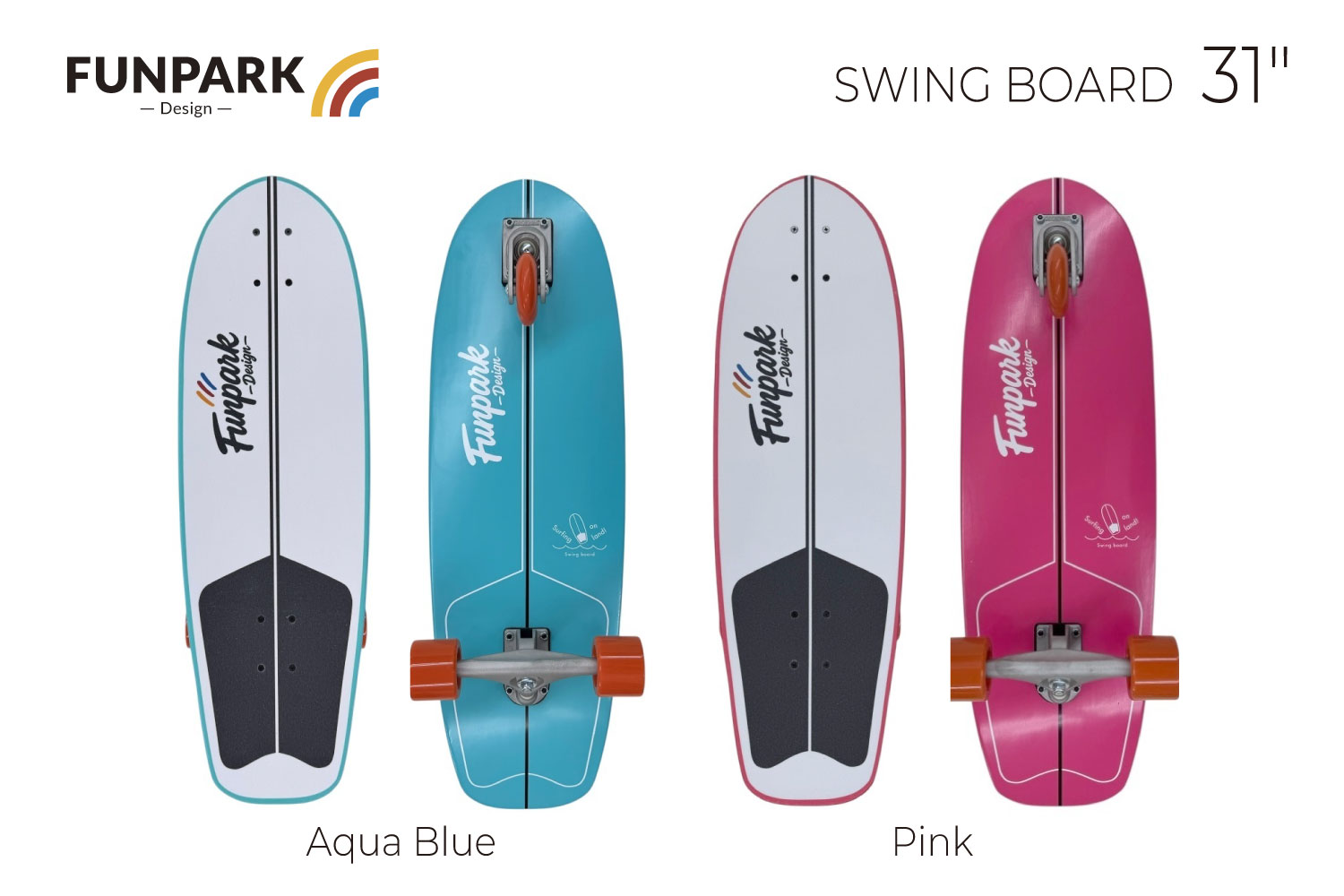 FUNPARK】SWING BOARD スイングボード SURF 31インチ - Green Summit