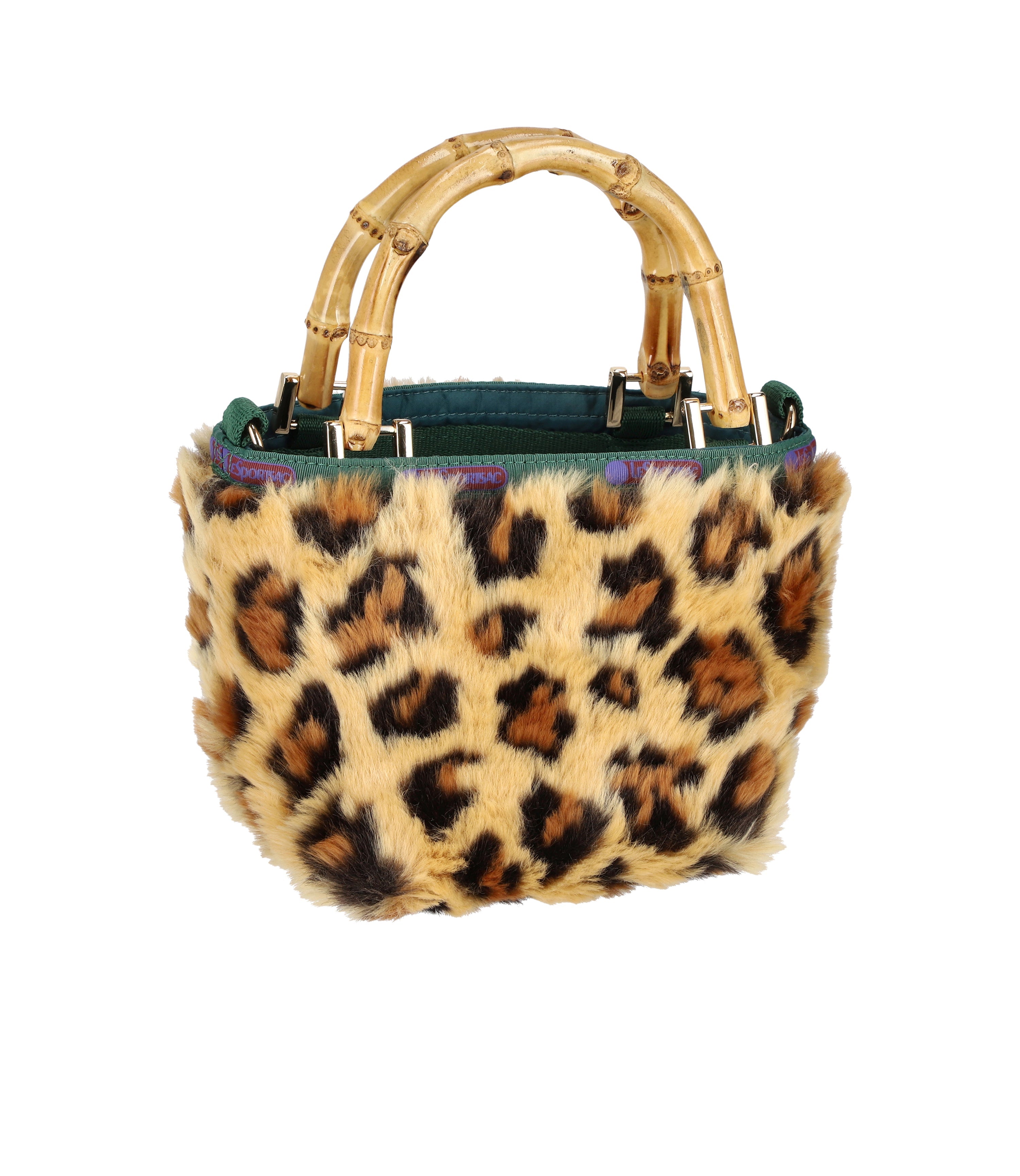 Extra Small Bamboo Tote - Warm Camel Leopard Fur – LeSportsac