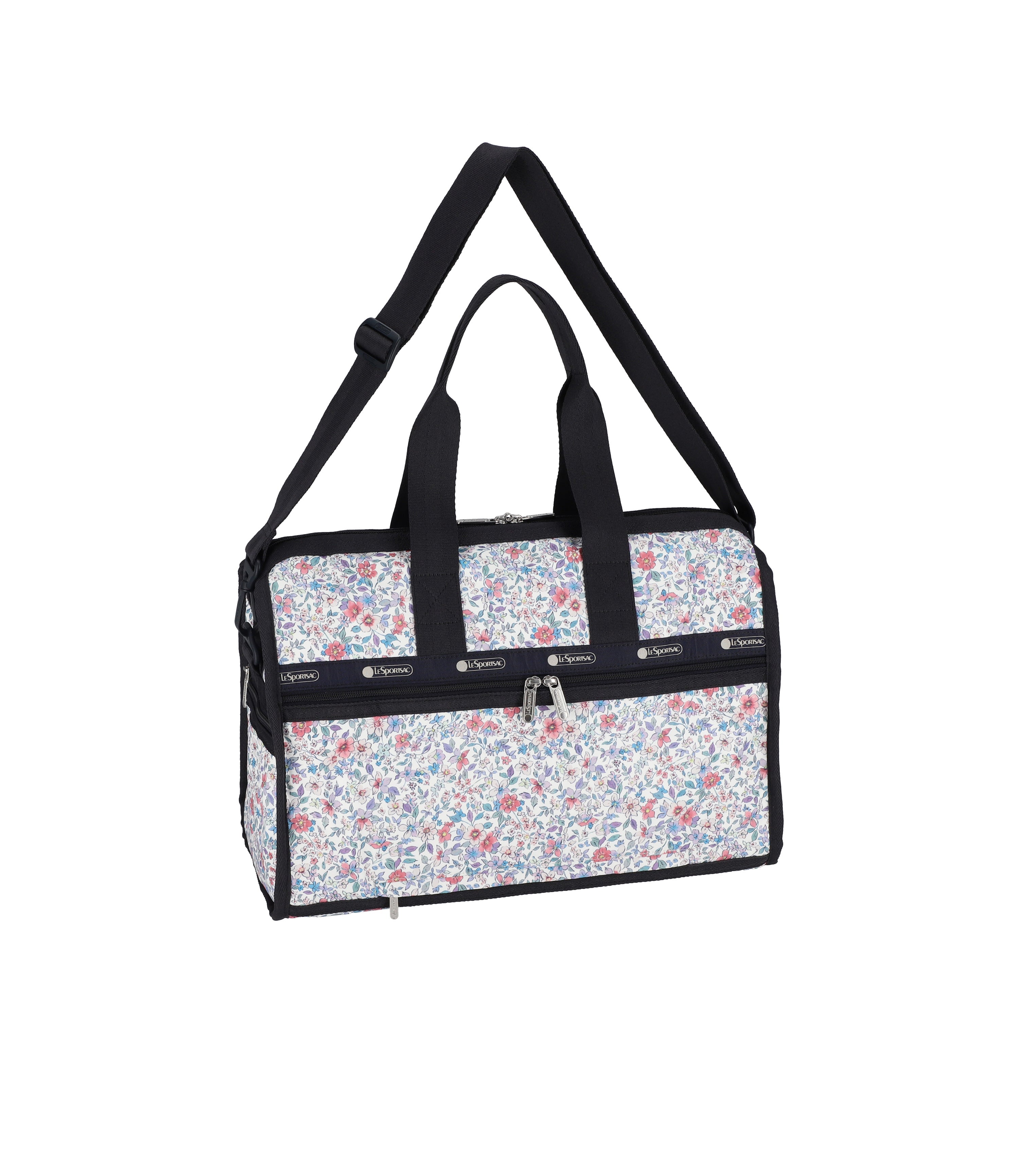 Deluxe Medium Weekender - Tapestry Flower print – LeSportsac