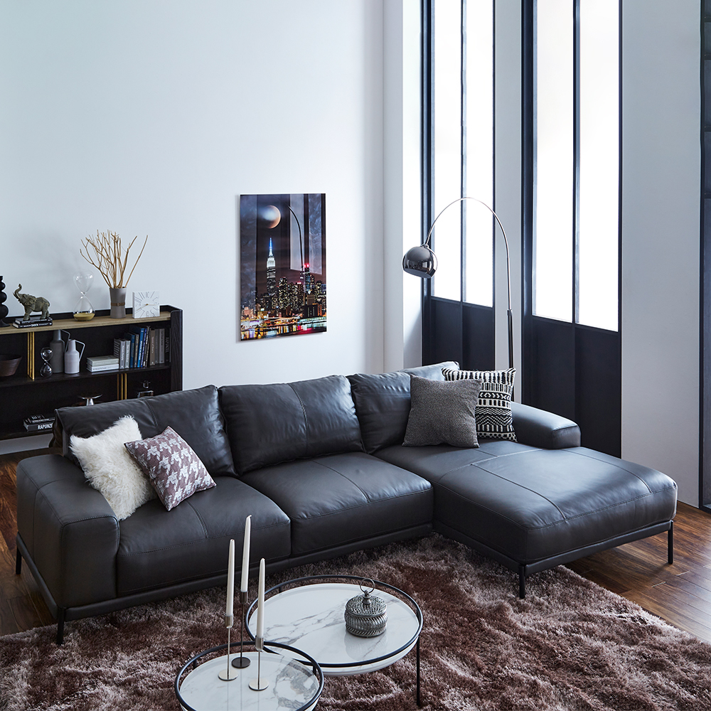 廃番】KOINOR（コイノール）SMILE（スマイル）コーナーソファ - カウチ