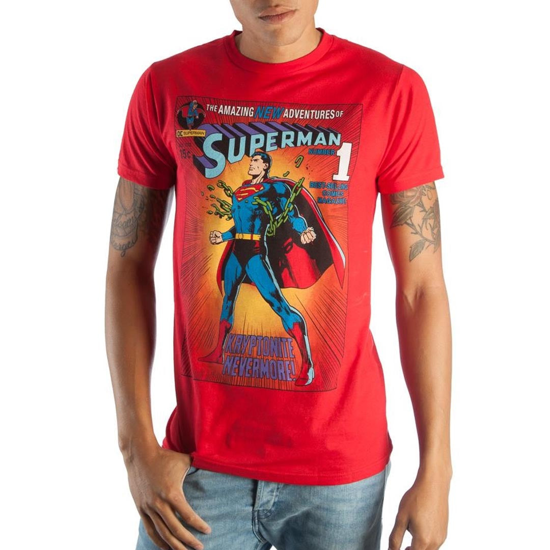AUTHENTIC SUPERMAN COMIC BOOK T-SHIRT- MEN'S - Life Soleil