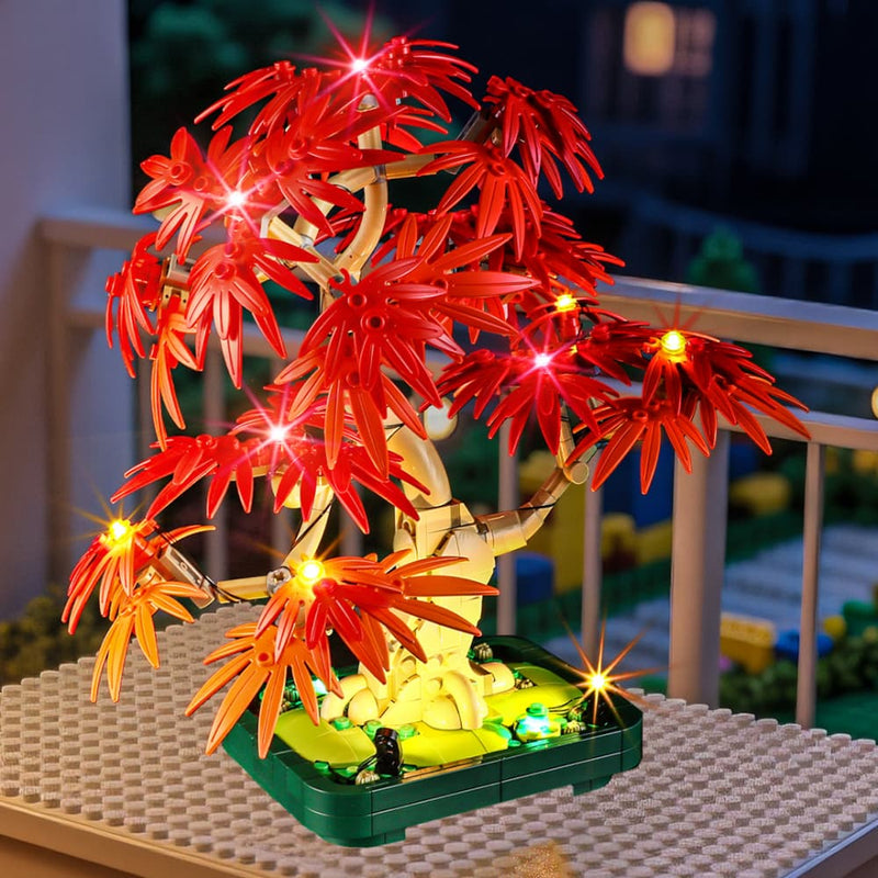 Lightailing Light Kit for LEGO Japanese Red Maple Bonsai Tree