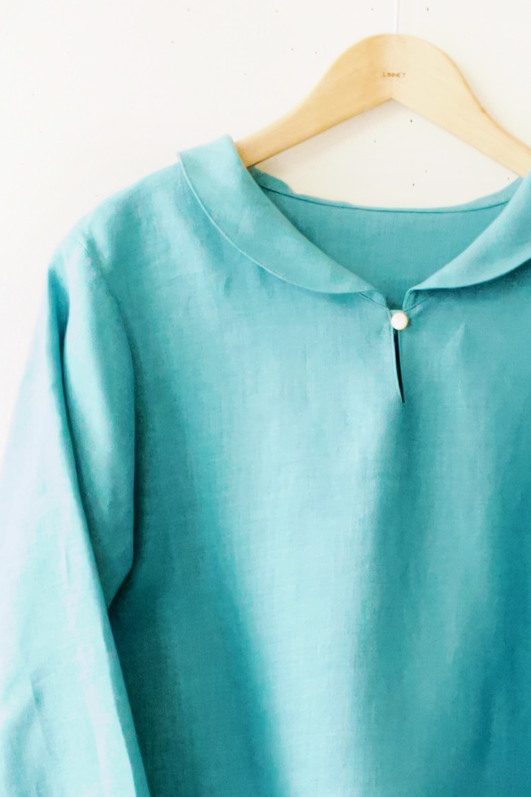 プロダクト ブラウス/へちま衿ブラウス