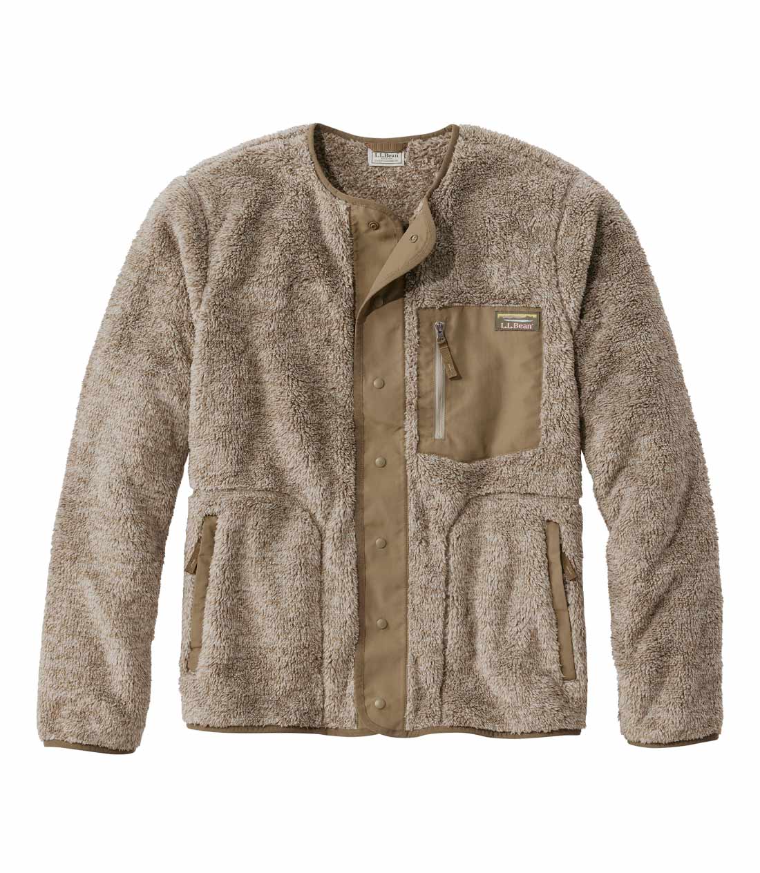メンズ エル・エル・ビーン・ハイパイル・フリース・スナップ