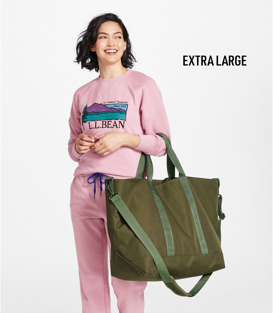 ハンターズ・トート・バッグ、ジップ・トップ ショルダー・ストラップ