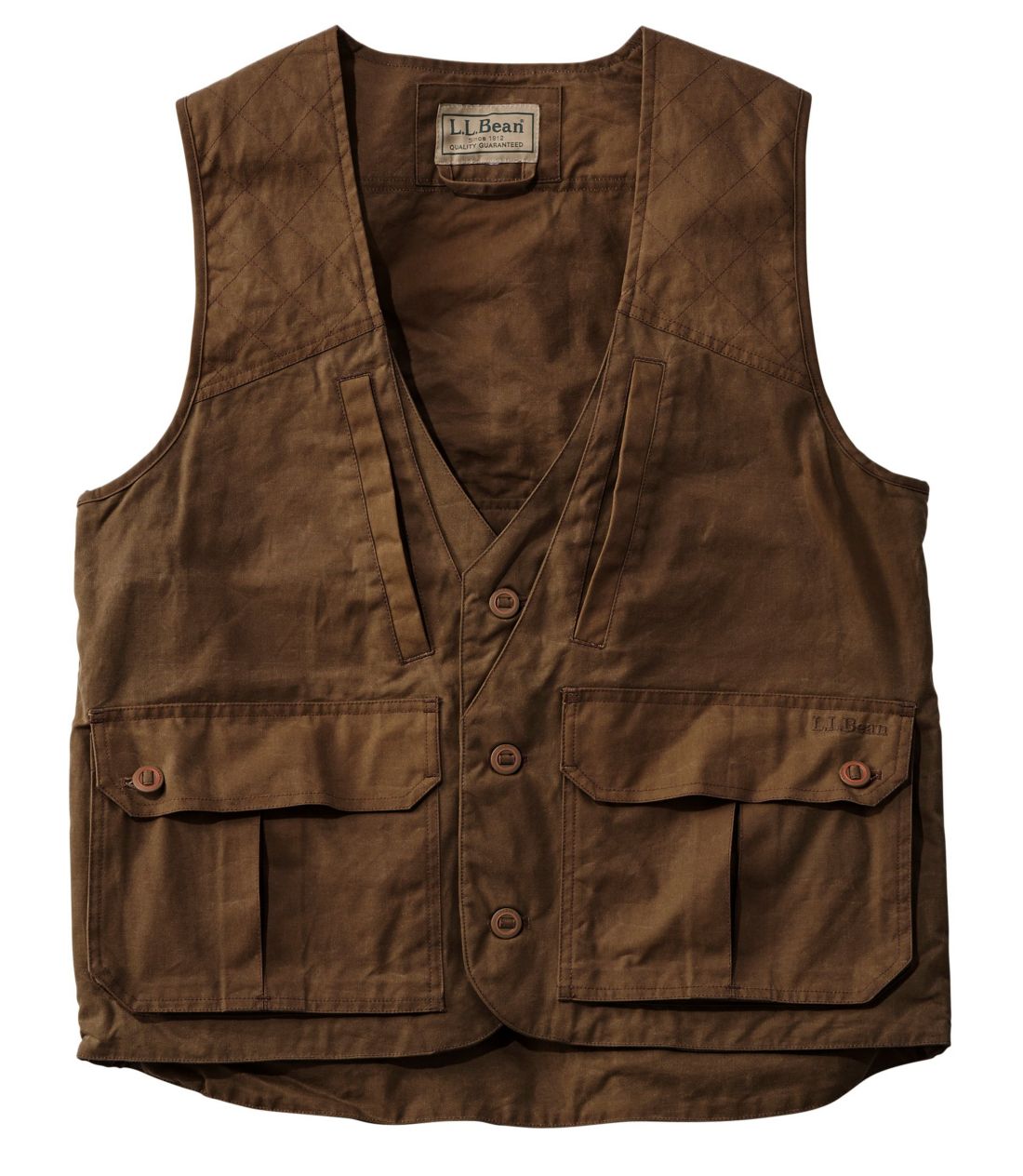 メンズ ダブル・エル・ワックスコットン・アップランド・ベスト 通販