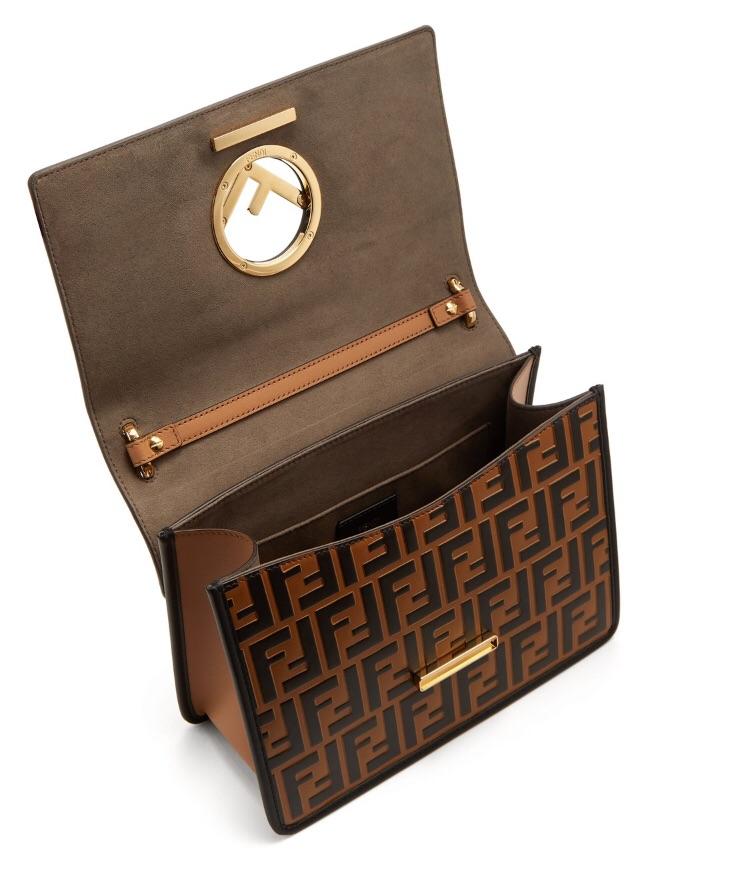 Fendi FF Logo Bottom Shoulder Bag | Luxury Fashion Clothing and