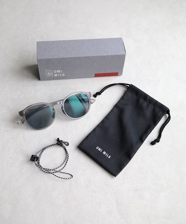 アウルミルズ/OWL MILS Tsukuyomi - CLEAR WHITEGRAY/PURPLE GRAY