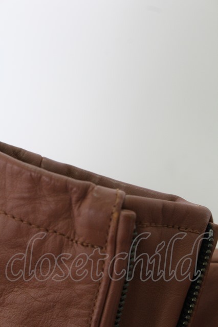 GOSTAR DE FUGA ジャケット.Romanceホースレザー /キャメル/44 O-22-08