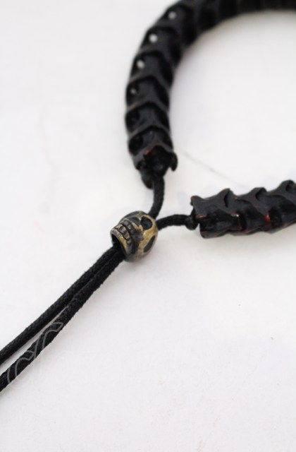 IFSIXWASNINE / 蛇骨ブレスレット レッドxブラック O-25-06-22-020-IF