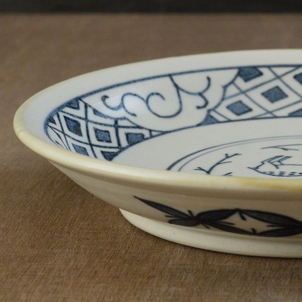 motif. 進藤 純子 / 5寸皿 鹿 OF