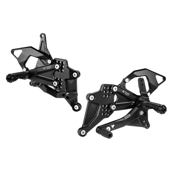 パーツ R_B_A 07-08 Kawasaki Ninja ZX600 ZX6R Rear Left Right Footpeg with