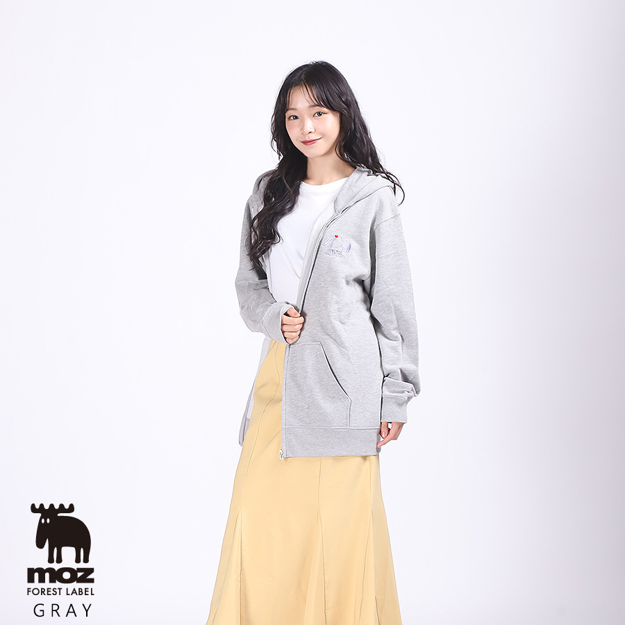 ミカ × moz FOREST LABEL コラボZIPパーカー