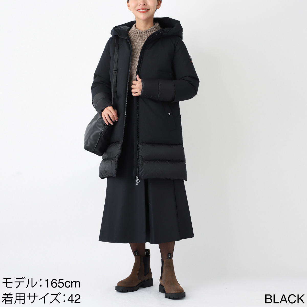 ケープホーン CAPE HORN ダウンコート 40サイズ CANDELARIA(40 BLACK