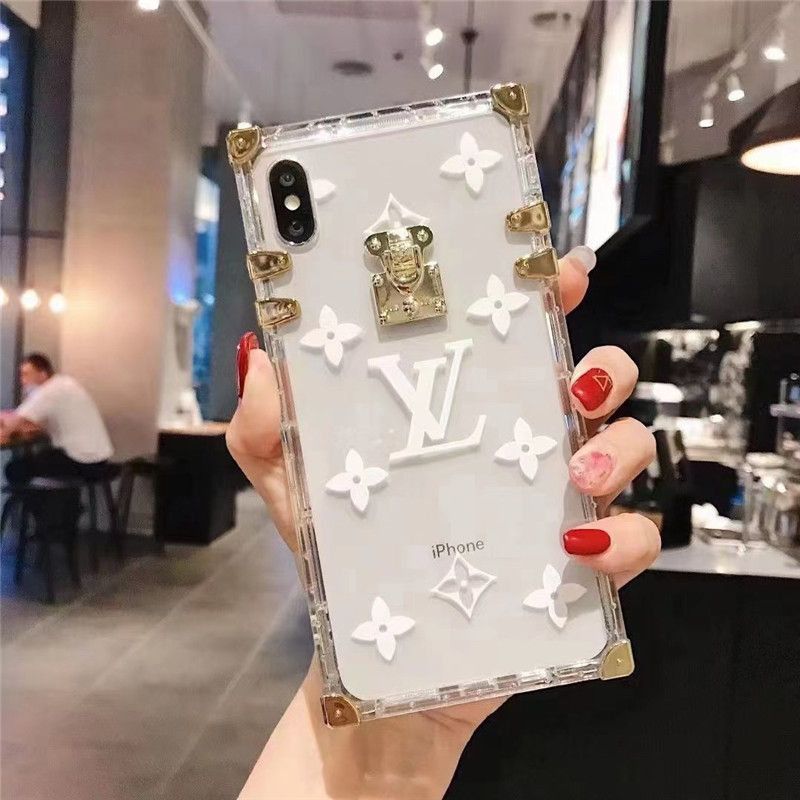 iphone16/15/14 ケース 透明 ルイ ヴィトン アイ トランク iphone13pro