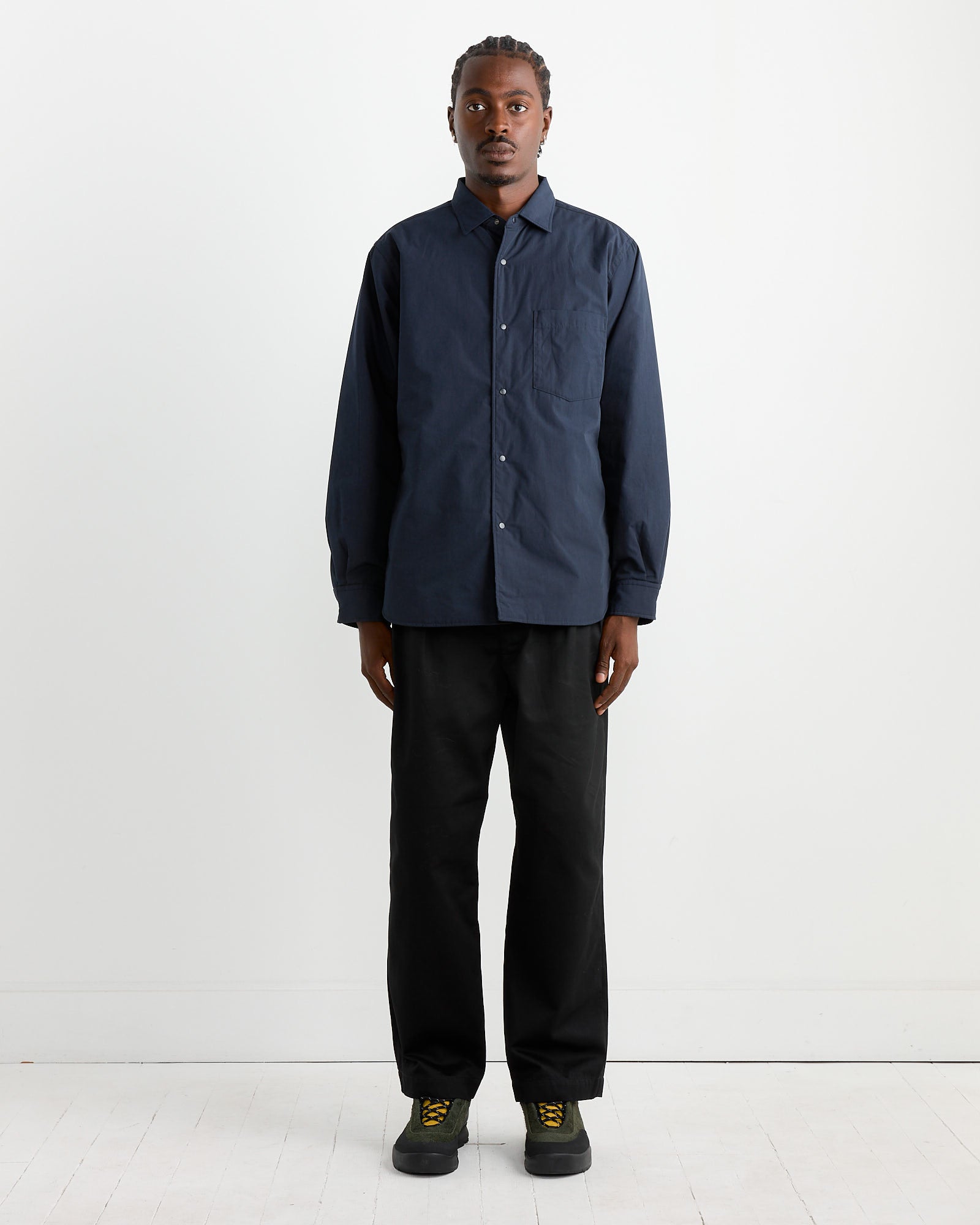 Insulation Shirt Jacket in Dark Navy