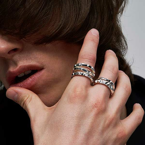 GARNI ガルニ / GARNI ガルニ GR22002 Clash Ring - L クラッシュ