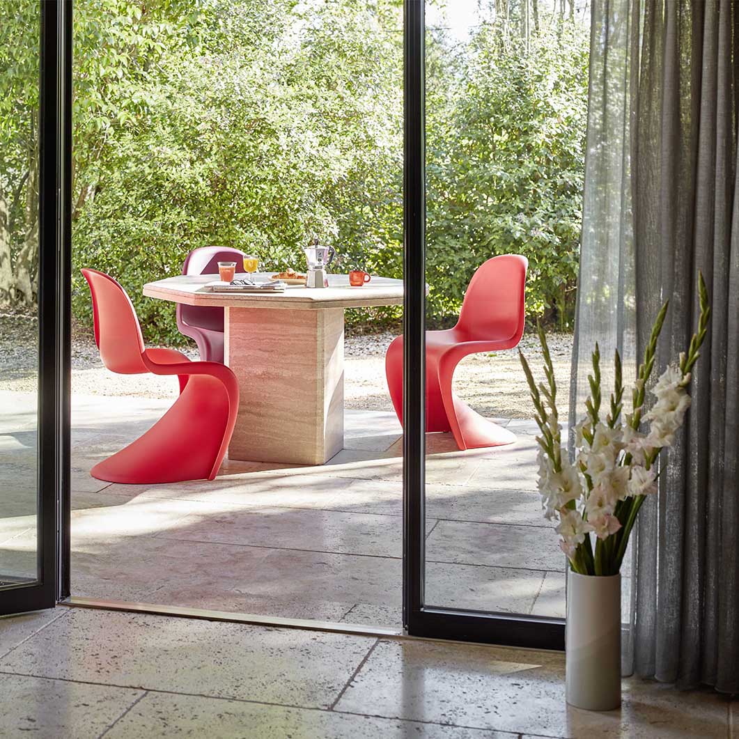 パントン チェア レッド(レッド)：ホーム