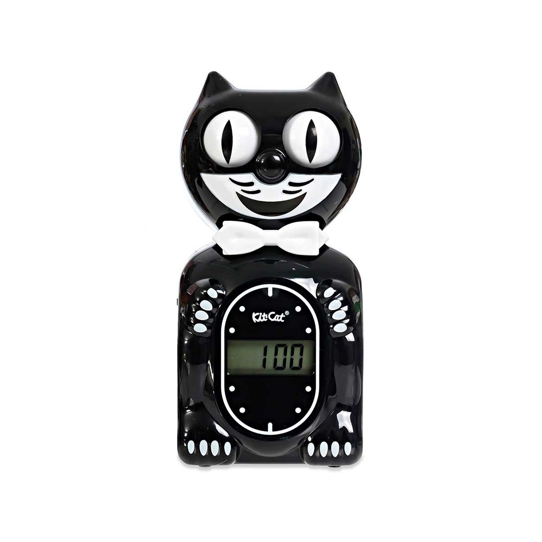 キットキャット デジタルデスククロック ブラック(デスククロック