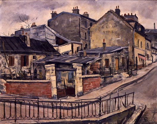 リトグラフ 荻須高徳 モンマルトルの階段 荻須高徳 リトグラフ – 青幻