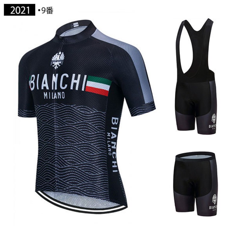 レプリカ ビアンキ 自転車ショーツ 半袖ジャージ サイクルウェア 2015