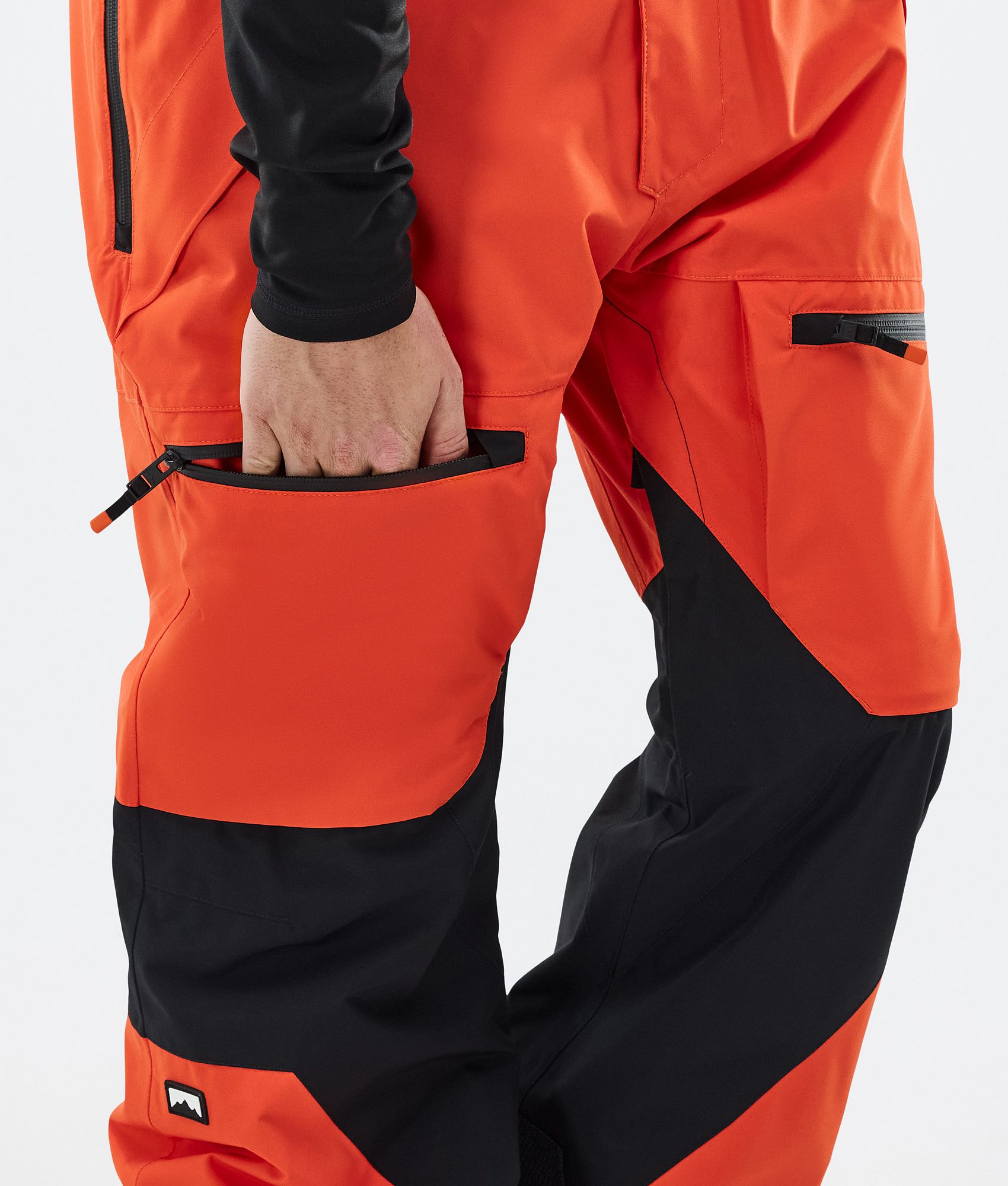 Montec Arch Snowboard Pants Men Orange/Black | Montecwear.com