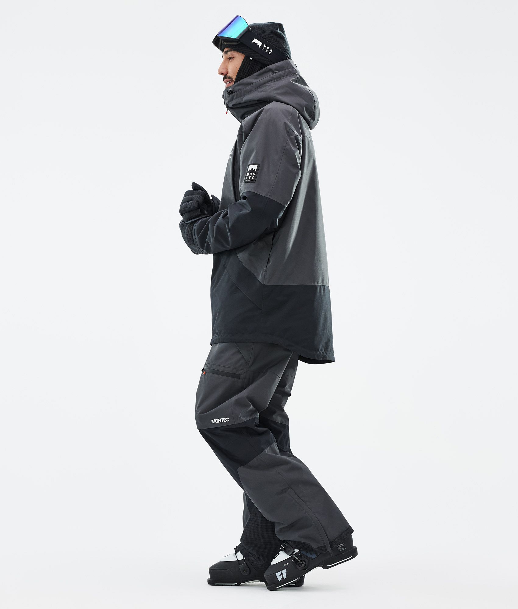 Montec Arch Ski Jacket Men Phantom/Black | Montecwear CA