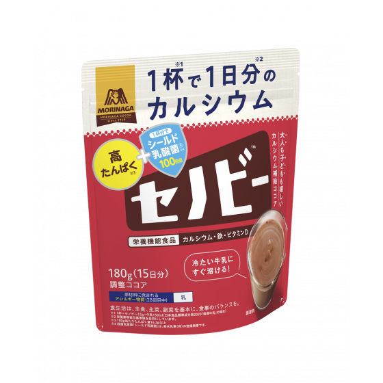 セノビー180g | ココア | 食品・飲料 | 森永製菓株式会社