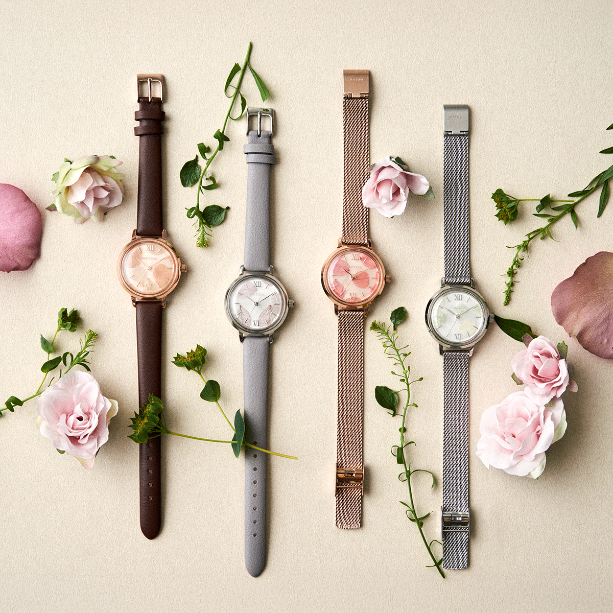 Shiki Collection 新作腕時計 – 身にまとう、小さな季節の花束
