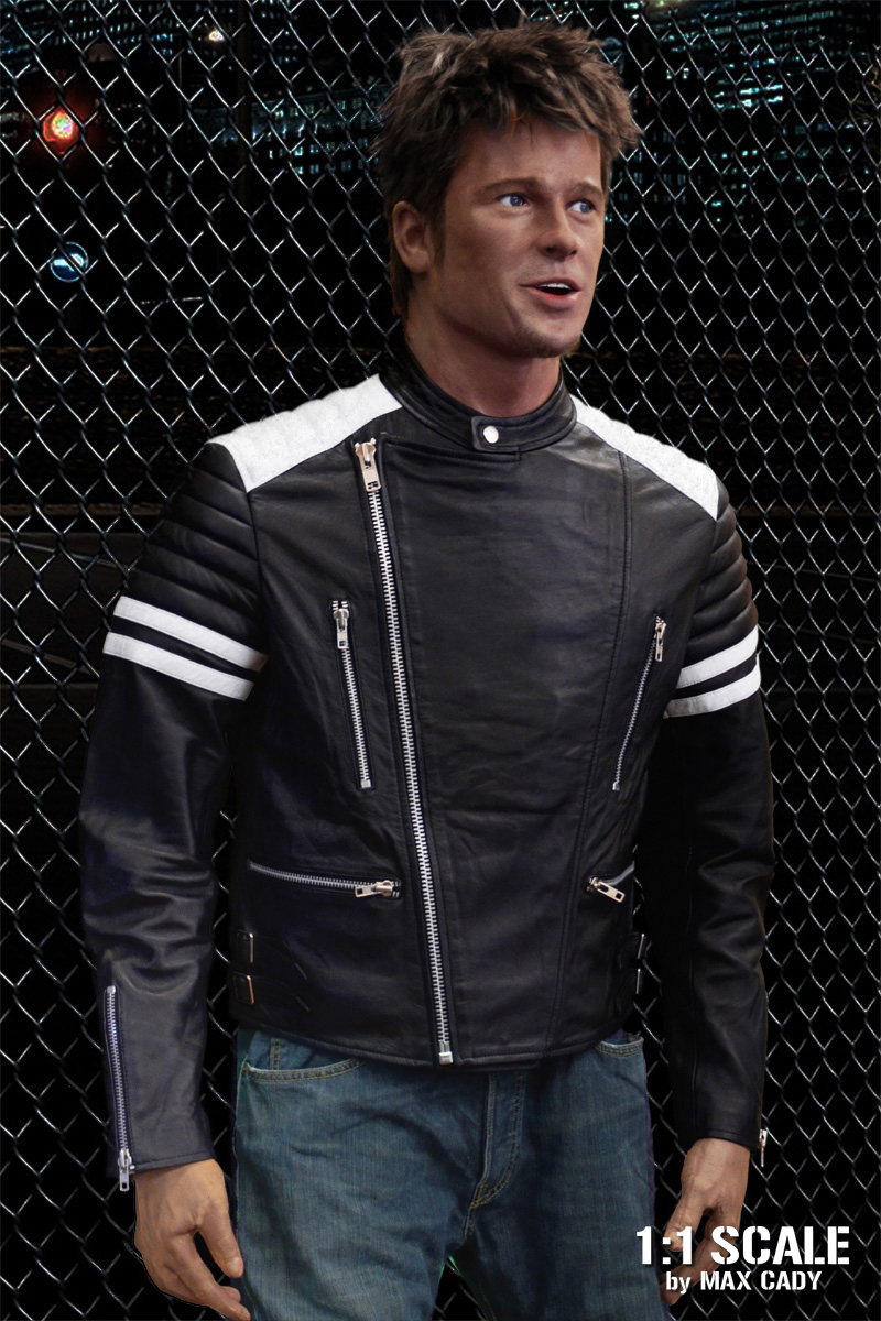 ファイト・クラブ レザー・ジャケット ブラック | 革ジャンのマックス