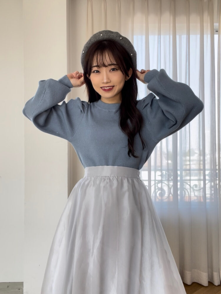 身長144cmがご紹介！/ 秋冬のブルーコーデ5選 | DIARY