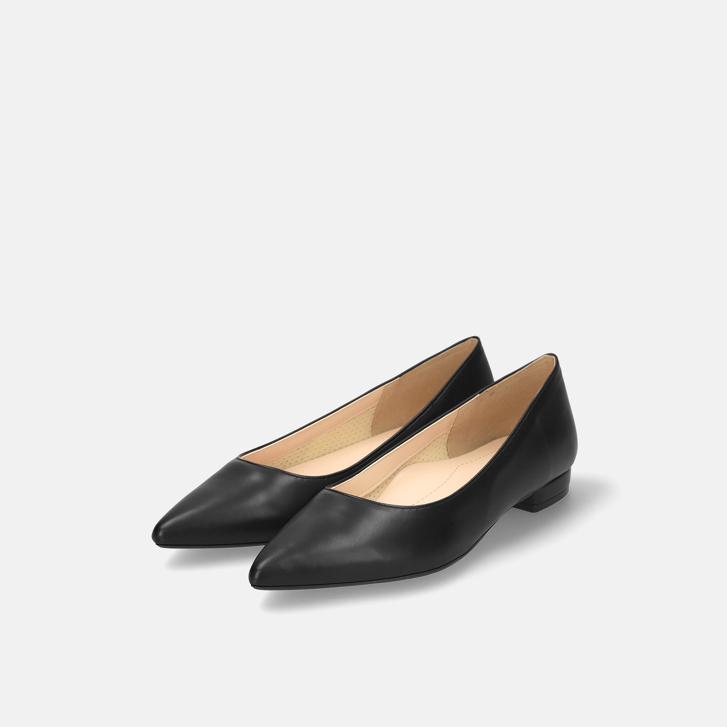 予約：2026SS：iCoN COLORS：ポインテッドトゥ フラットシューズ