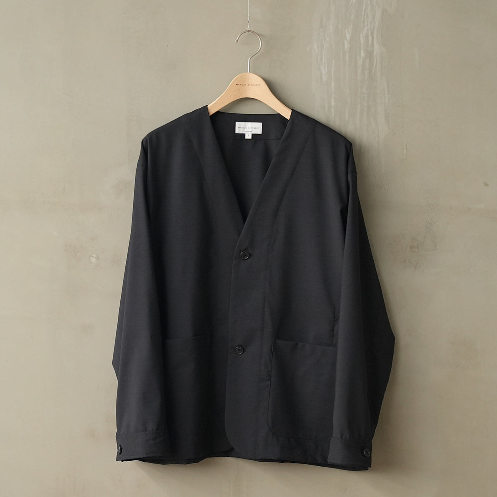 T/W NO COLLAR JACKET – MANUAL ALPHABET ONLINE STORE